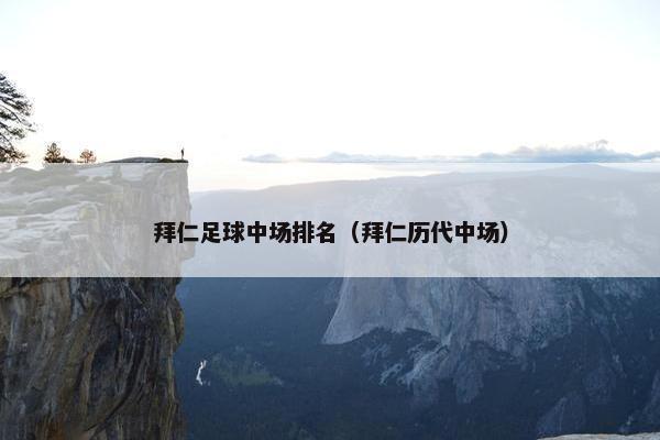 拜仁足球中场排名（拜仁历代中场）