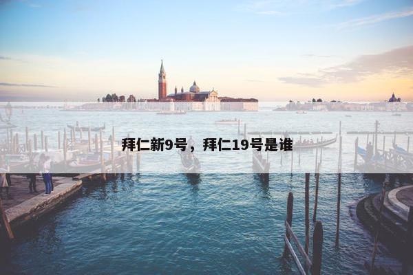 拜仁新9号，拜仁19号是谁