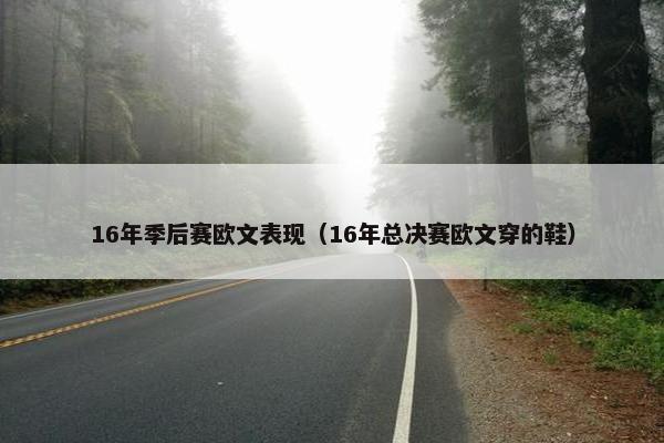 16年季后赛欧文表现（16年总决赛欧文穿的鞋）