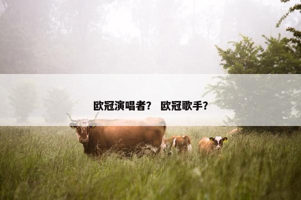欧冠演唱者？ 欧冠歌手？
