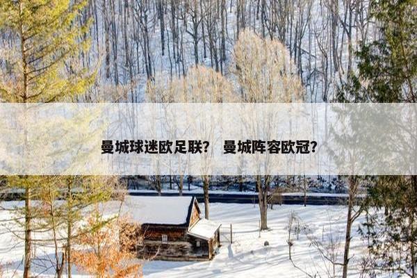 曼城球迷欧足联？ 曼城阵容欧冠？