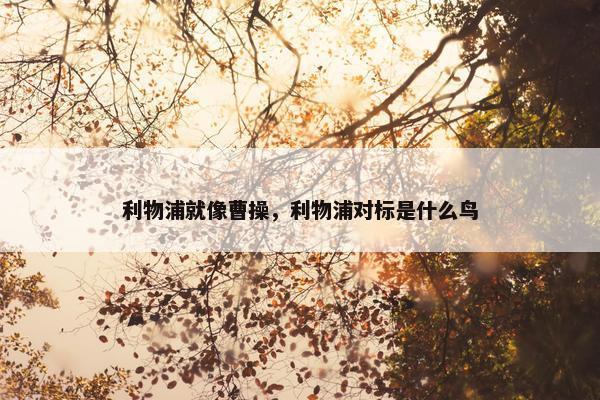 利物浦就像曹操，利物浦对标是什么鸟
