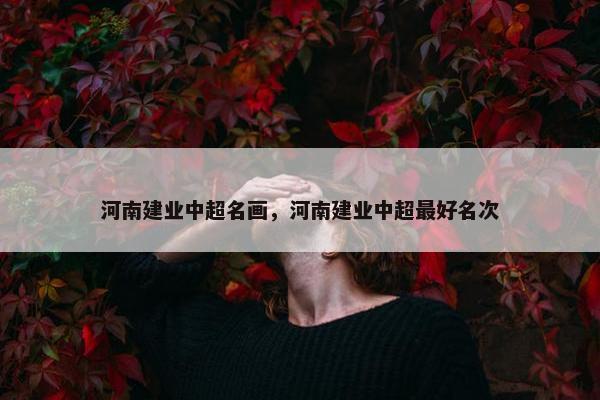 河南建业中超名画，河南建业中超最好名次