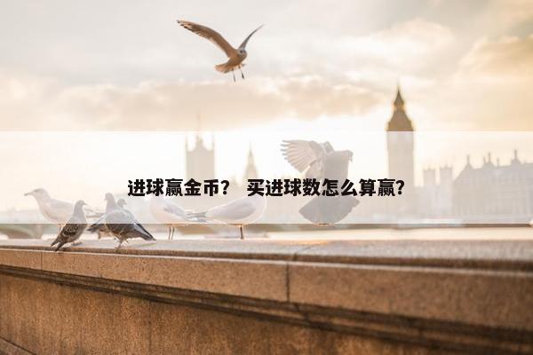 进球赢金币？ 买进球数怎么算赢？
