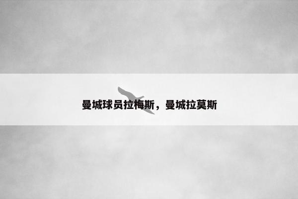 曼城球员拉梅斯，曼城拉莫斯