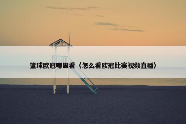 篮球欧冠哪里看（怎么看欧冠比赛视频直播）