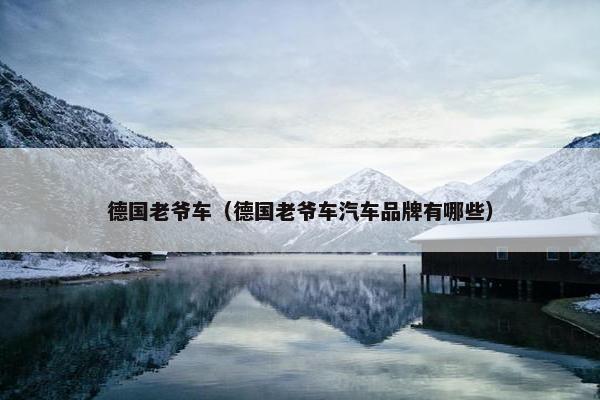 德国老爷车（德国老爷车汽车品牌有哪些）