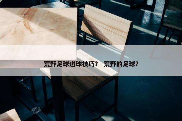 荒野足球进球技巧？ 荒野的足球？
