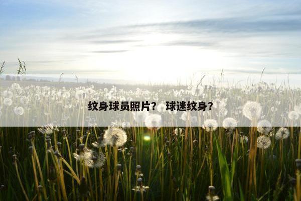 纹身球员照片？ 球迷纹身？
