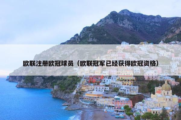 欧联注册欧冠球员（欧联冠军已经获得欧冠资格）