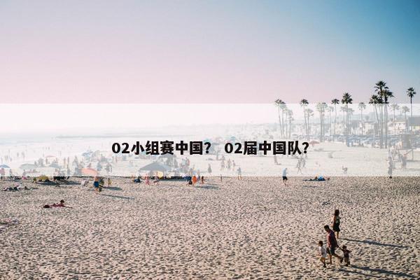 02小组赛中国？ 02届中国队？