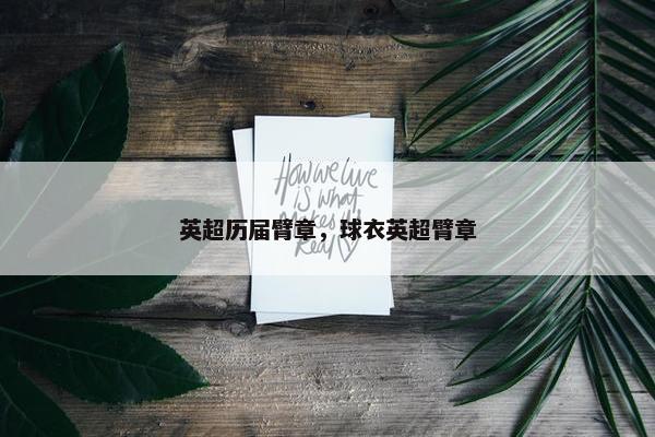 英超历届臂章，球衣英超臂章