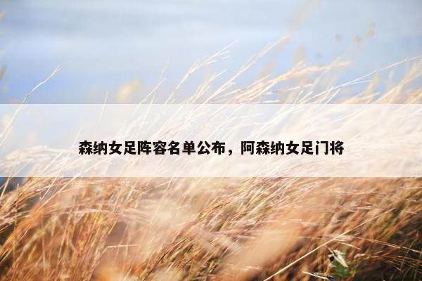 森纳女足阵容名单公布，阿森纳女足门将