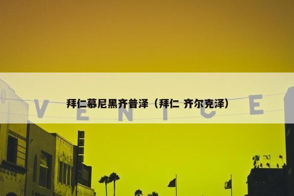 拜仁慕尼黑齐普泽（拜仁 齐尔克泽）