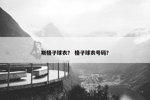 斯格子球衣？ 格子球衣号码？