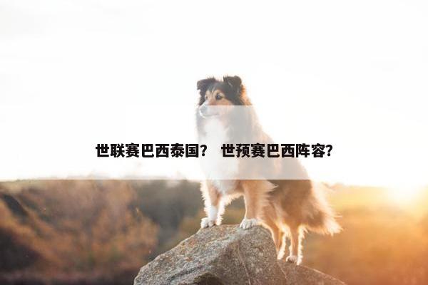 世联赛巴西泰国？ 世预赛巴西阵容？