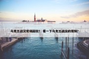 乌克兰战况现场回放？ 看一下乌克兰战况的视频？