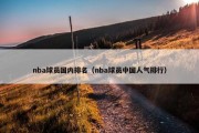 nba球员国内排名（nba球员中国人气排行）