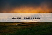 成80足球队，足球成年队是多少岁