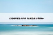 欧冠哪里看全场回放（欧冠在哪能看回放）