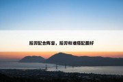 后羿配合阵容，后羿和谁搭配最好