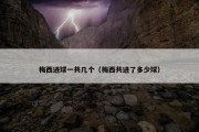 梅西进球一共几个（梅西共进了多少球）