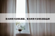 意大利男子足球队西装，意大利男子足球队西装品牌