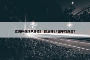 欧洲杯各球队身高？ 欧洲杯24强平均身高？