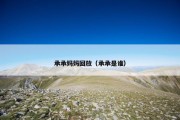 承承妈妈回放（承承是谁）
