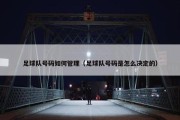 足球队号码如何管理（足球队号码是怎么决定的）
