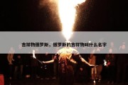 吉祥物俄罗斯，俄罗斯的吉祥物叫什么名字