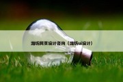 潍坊网页设计咨询（潍坊ui设计）