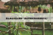我总踢足球英文翻译（我经常踢足球的英语是什么）