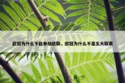 欧冠为什么不能参加欧联，欧冠为什么不是五大联赛