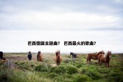 巴西德国主题曲？ 巴西最火的歌曲？