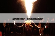 合肥老外球员？ 合肥籍足球运动员？