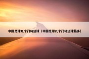 中国足球几个门将进球（中国足球几个门将进球最多）
