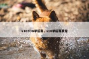 S10EDG季后赛，s10季后赛赛程