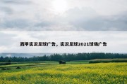 西甲实况足球广告，实况足球2021球场广告