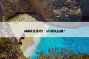 nhl球员技巧？ nhl球队队服？