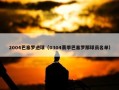 2004巴塞罗进球（0304赛季巴塞罗那球员名单）