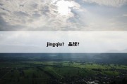jingqiu？ 晶球？