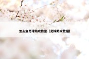 怎么查足球助攻数量（足球助攻数据）