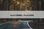 fm2017青训潜力（fm2020青训）