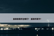 曼联联赛杯在哪打？ 曼联杯赛字？