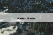西方阵容？ 西方竞技？