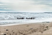 flash牌？ flash牌子？