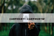 三水西甲球队哪个？ 三水西甲球队哪个强？