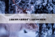 上届欧洲杯入围赛排名（上届欧洲杯谁冠军）