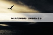 如何评价西甲联赛？ 西甲联赛啥意思？